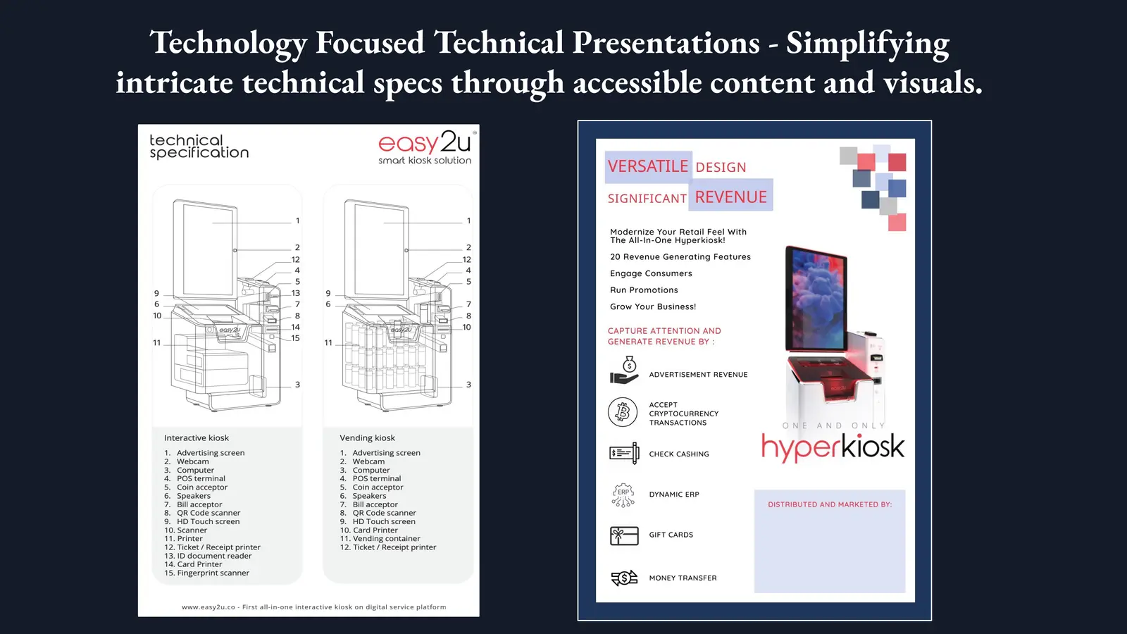 Healthcare technology and technical presentation development